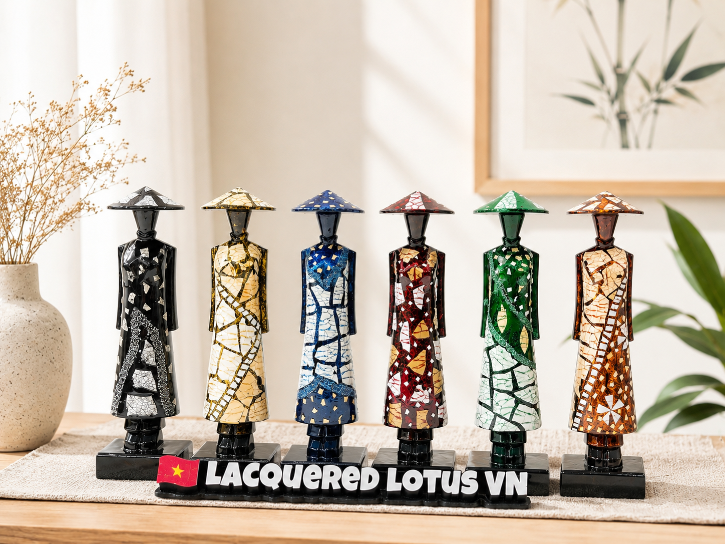 Vietnamese Lacquer Statues