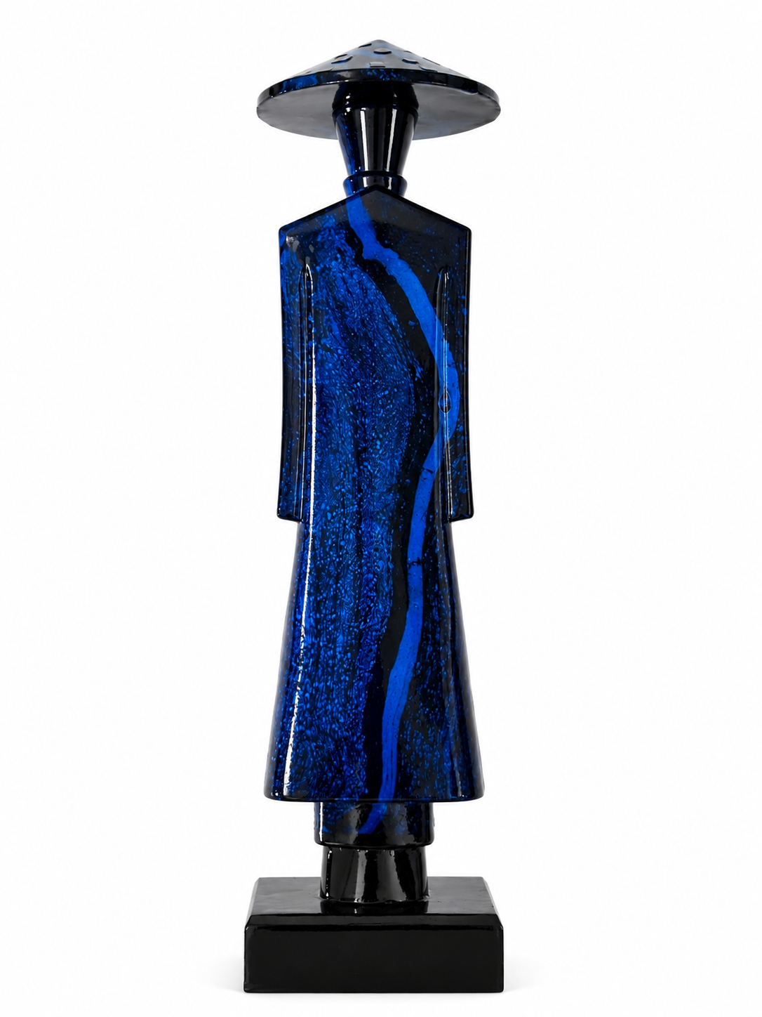 Vietnamese Ao Dai Lacquer Statue Set of 3 – Handcrafted Vietnamese Art 20cm